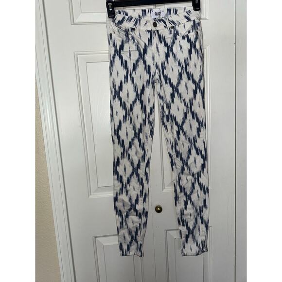 Paige Printed Skinny Jeans - Picture 1 of 3